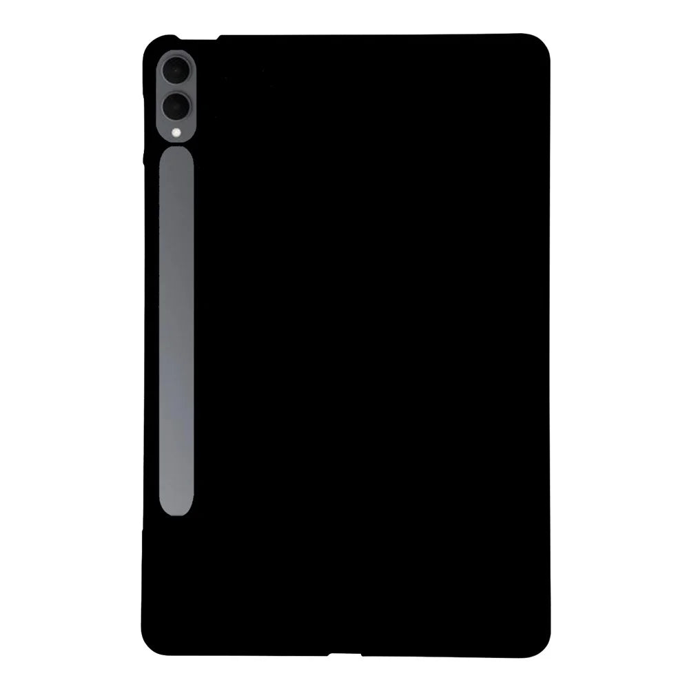 Tablet Case For Samsung Galaxy Tab S11 Ultra / S10 Ultra / S9 Ultra / S8 Ultra , Slim Matte TPU Protective Cover - Black - 1