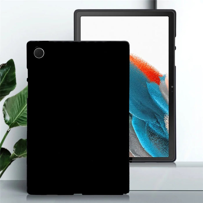 For Samsung Galaxy Tab A8 10.5 (2022) / (2021) Case Slim Matte TPU Protective Tablet Cover - Black - 2