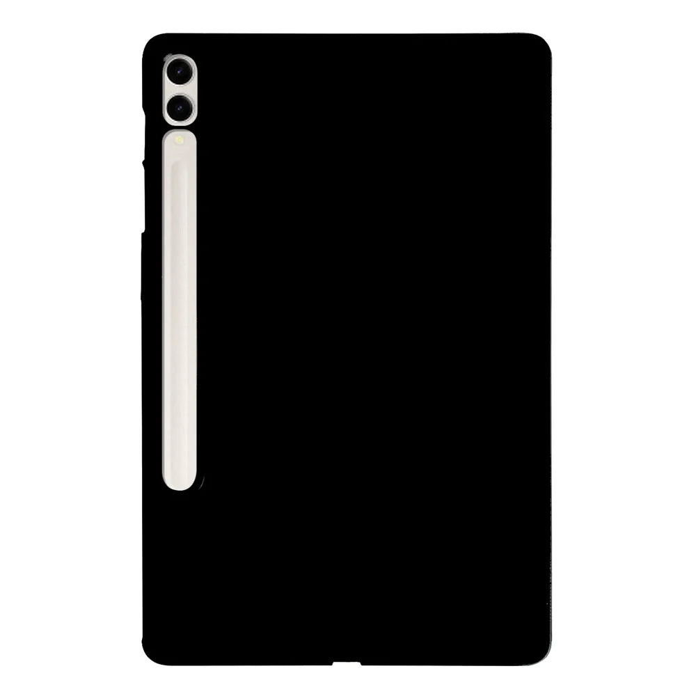 Tablet Case For Samsung Galaxy Tab S8+ / S7+ / S7 FE , Slim Matte TPU Protective Cover - Black - 1
