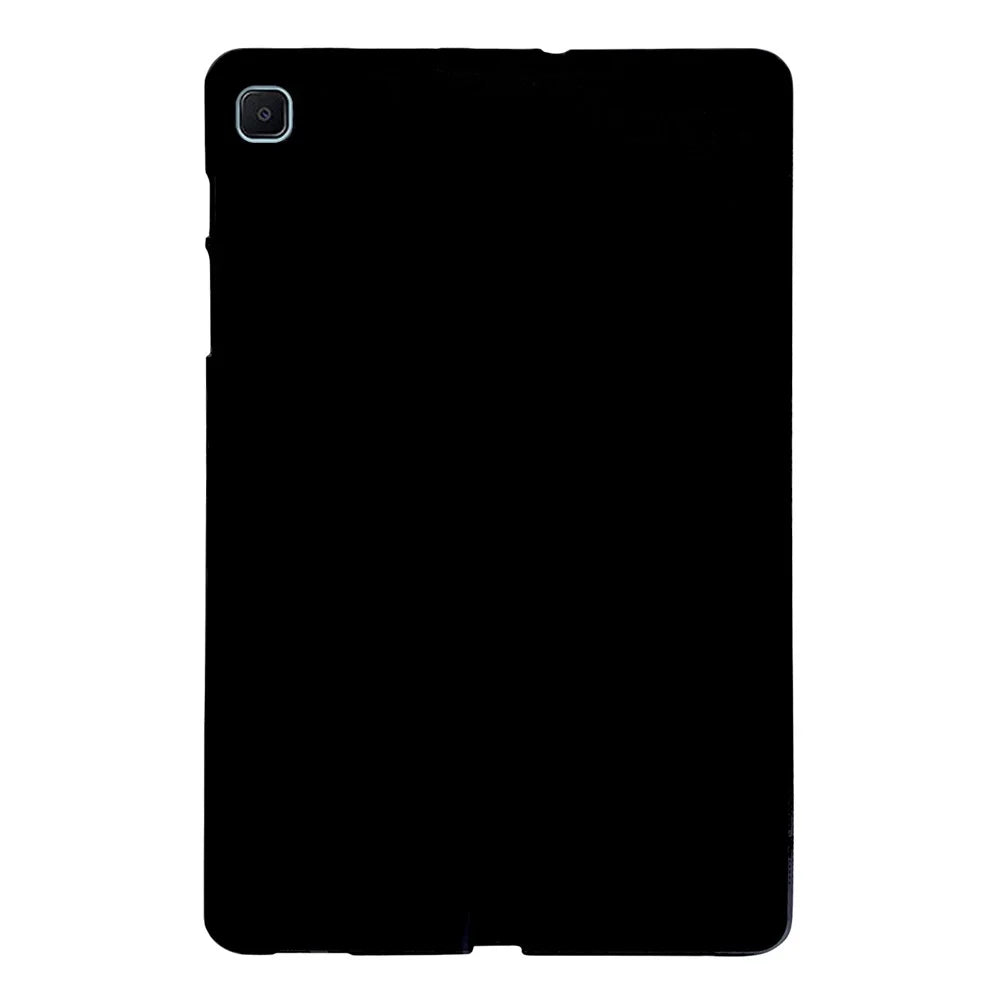 Tablet Case For Samsung Galaxy Tab S6 Lite (2024) / (2022) / (2020) , Slim Matte TPU Protective Cover - Black - 1