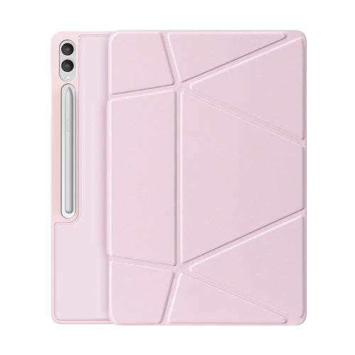 DUX DUCIS For Samsung Galaxy Tab S12 Ultra / S11 Ultra / S10 Ultra / S9 Ultra Tablet Case  Vers Series Multi-function Folding Stand Leather Cover - Pink - 1