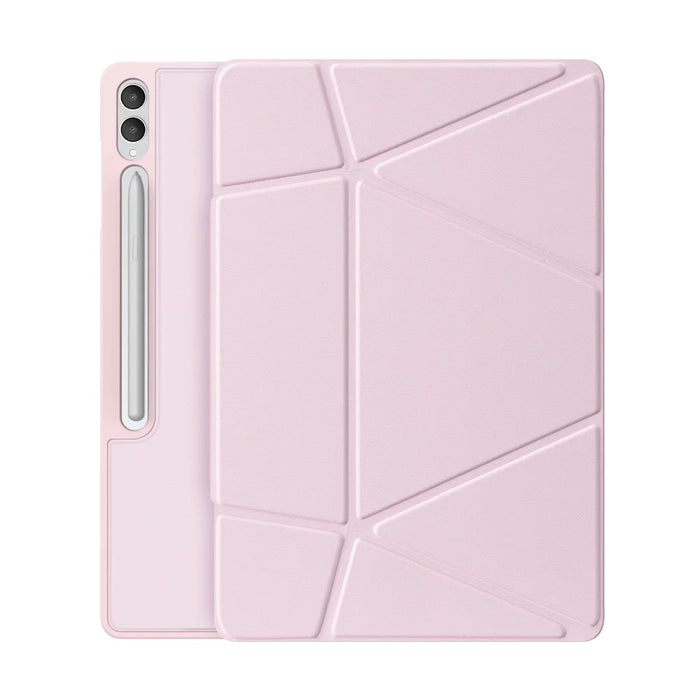 DUX DUCIS For Samsung Galaxy Tab S12 Ultra / S11 Ultra / S10 Ultra / S9 Ultra Tablet Case  Vers Series Multi-function Folding Stand Leather Cover - Pink - 1