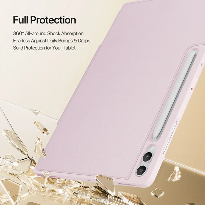 DUX DUCIS For Samsung Galaxy Tab S12 Ultra / S11 Ultra / S10 Ultra / S9 Ultra Tablet Case  Vers Series Multi-function Folding Stand Leather Cover - Pink - 7