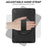 For Samsung Galaxy Tab A11+ Case Kickstand PC + TPU + Silicone Cover - Black - 6