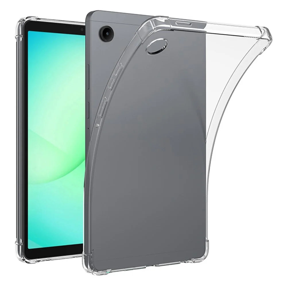 For Samsung Galaxy Tab A11 / A9 Case Four Corner Shockproof Clear Tablet TPU Cover - 1