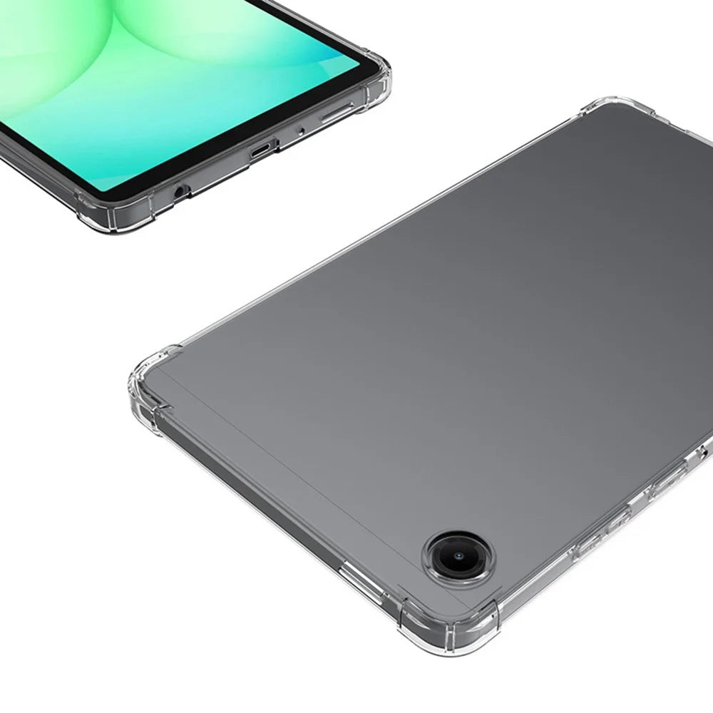 For Samsung Galaxy Tab A11+ / A9+ Case Four Corner Shockproof Clear Tablet TPU Cover - 4