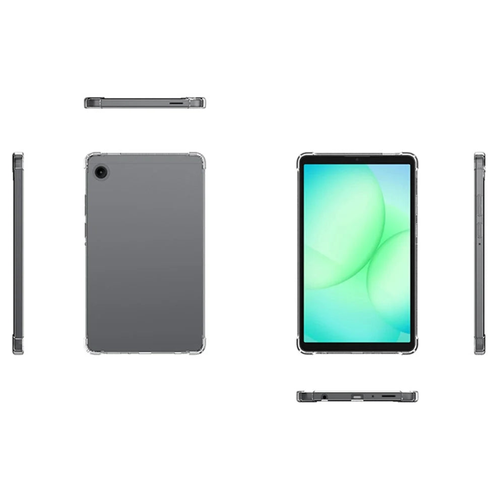 For Samsung Galaxy Tab A11+ / A9+ Case Four Corner Shockproof Clear Tablet TPU Cover - 5