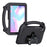 Motorcycle Kickstand EVA Case with Handle For Samsung Galaxy Tab A11 / A9 / A7 Lite 8.7-inch / A 8.0 (2019) - Black - 1