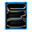 For iPad Pro 11 (2025) Case Adjustable Kickstand Silicone Tablet Protective Cover - Dark Blue - 3