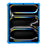 For iPad Pro 13 (2025) Case Adjustable Kickstand Silicone Tablet Protective Cover - Dark Blue - 3