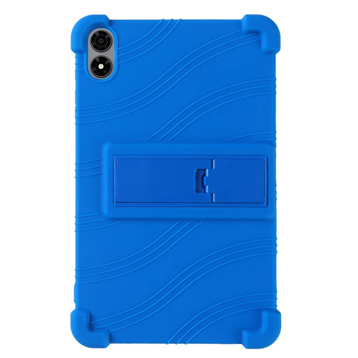 For Alldocube iPlay 70 mini Pro Case Adjustable Kickstand Silicone Tablet Protective Cover - Dark Blue - 2