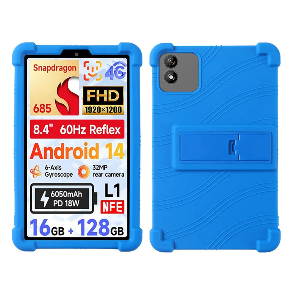 For BNCF BPad Mini Case Adjustable Kickstand Silicone Tablet Protective Cover - Dark Blue - 1