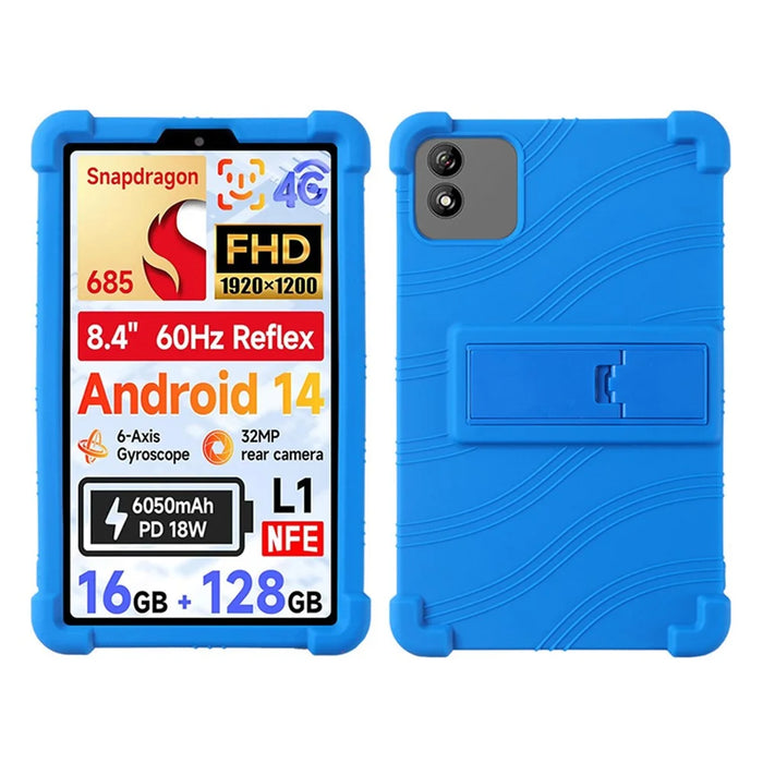 For BNCF BPad Mini Case Adjustable Kickstand Silicone Tablet Protective Cover - Dark Blue - 1