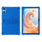 For Blackview Mega 3 Case Adjustable Kickstand Silicone Tablet Protective Cover - Dark Blue - 1