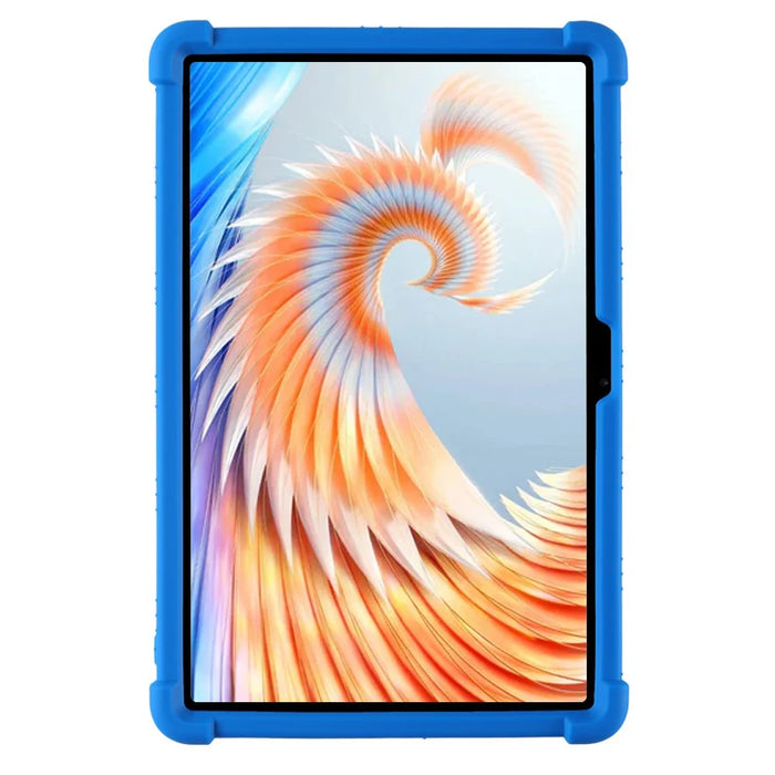 For Blackview Mega 3 Case Adjustable Kickstand Silicone Tablet Protective Cover - Dark Blue - 3
