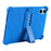 For Blackview Mega 3 Case Adjustable Kickstand Silicone Tablet Protective Cover - Dark Blue - 5