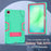 For Samsung Galaxy Tab A11+ / A9+ Case Robot Style Silicone + PC Tablet Cover with Kickstand - Mint Green  /  Rose - 5