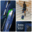 For Samsung Galaxy Tab A11 Case Silicone + PC Hand Grip Kickstand Tablet Cover with Shoulder Strap - Navy Blue  /  Black - 3