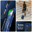 For Samsung Galaxy Tab A11+ Case Silicone + PC Hand Grip Kickstand Tablet Cover with Shoulder Strap - Navy Blue  /  Black - 4