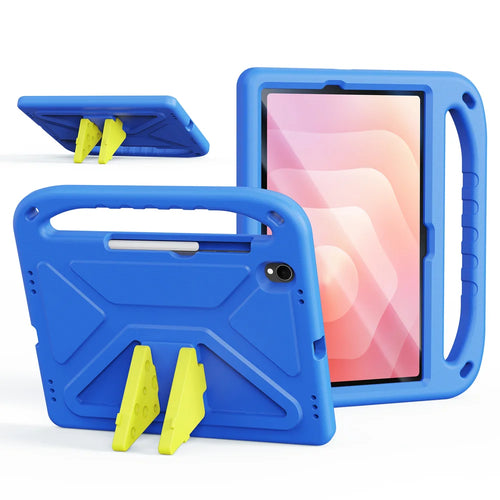 DUX DUCIS For Samsung Galaxy Tab S11 Tablet Case with Kickstand  Puff Series EVA Kids Shockproof Cover - Blue - 1