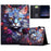 For iPad (2025) / iPad 10.9 (2022) Leather Case Pattern Print Card Slots Stand Auto Sleep Wake Tablet Cover - Colorful Cat - 1