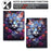 For iPad (2025) / iPad 10.9 (2022) Leather Case Pattern Print Card Slots Stand Auto Sleep Wake Tablet Cover - Colorful Cat - 7