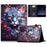 For Samsung Galaxy Tab A11+ / A9+ Leather Case Pattern Print Card Slots Stand Auto Sleep Wake Tablet Cover - Colorful Cat - 1