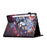 For Samsung Galaxy Tab S10 FE+ Leather Case Pattern Print Card Slots Stand Auto Sleep Wake Tablet Cover - Colorful Cat - 5