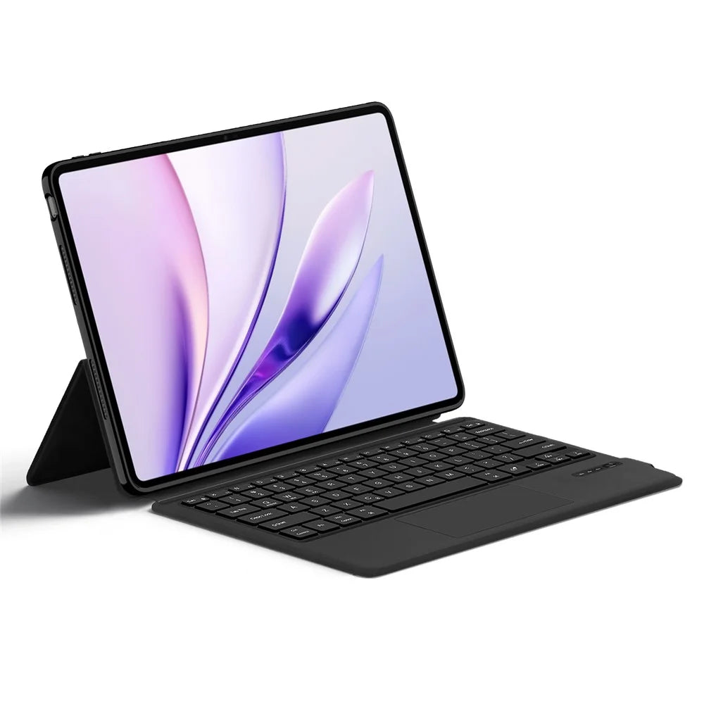 For Honor MagicPad3 12.5 Leather Case + Touchpad Bluetooth-Compatible Keyboard (without Backlit) - 2
