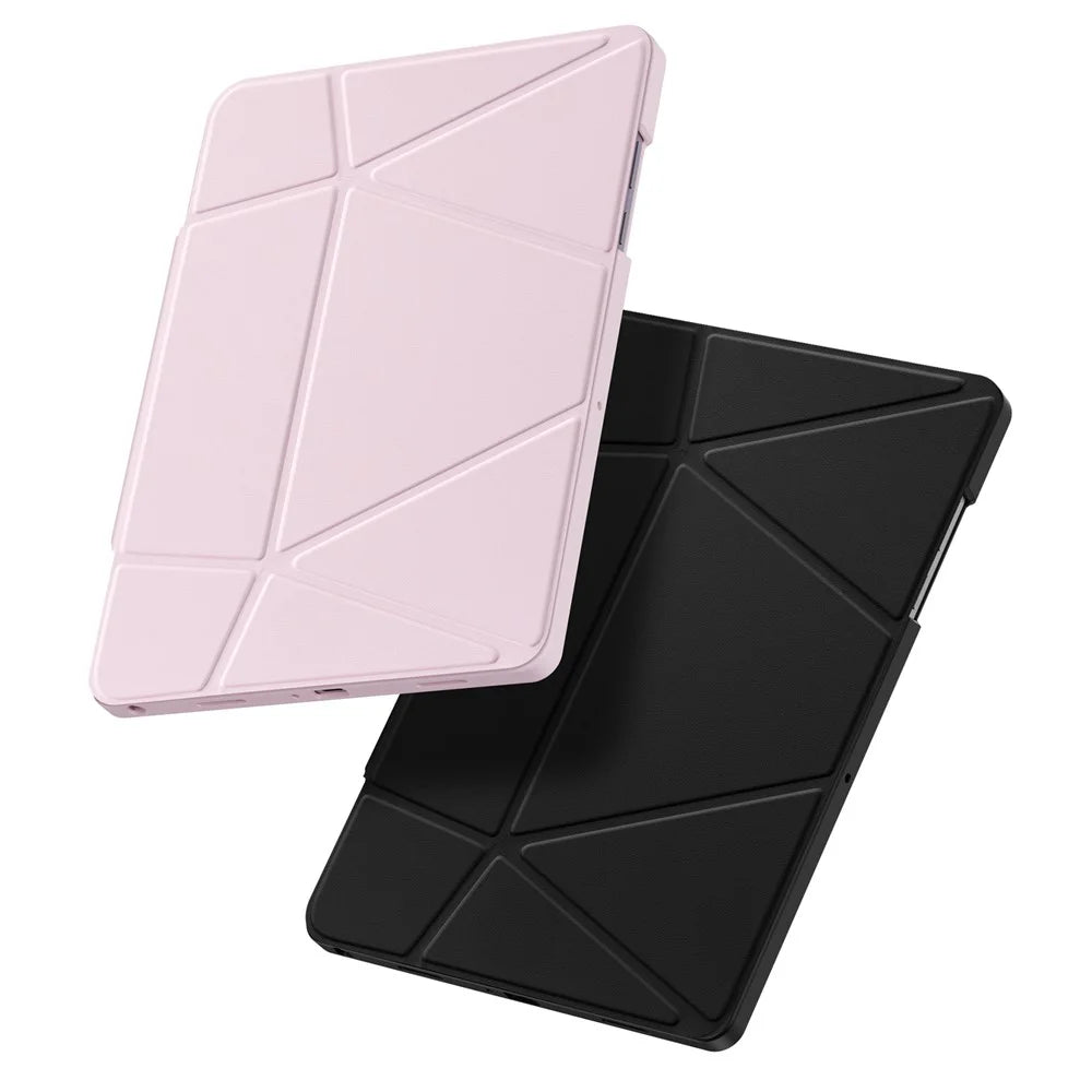 DUX DUCIS Vers Series For Samsung Galaxy Tab A9+ Tablet Case Multi-function Folding Stand Leather Cover - Pink - 4