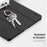 DUX DUCIS Domo Series for Samsung Galaxy Tab A11+ / A9+ Case Tri-Fold Stand Leather Cover Auto Wake / Sleep - Black - 4