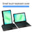 For Samsung Galaxy Tab A11+ Leather Case + Bluetooth-Compatible Keyboard with Backlight Trackpad - 5