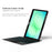 For Samsung Galaxy Tab A11+ Leather Case + Bluetooth-Compatible Keyboard with Backlight Trackpad - 7