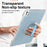 Tablet Case For iPad Air 13 (2026) / (2025) / (2024) / Pro 13 (2025) / (2024) / Pro 12.9 (2022) / (2021) / (2020) / (2018)  Kickstand Wave Pattern Shockproof TPU + PC Cover - Baby Blue - 5