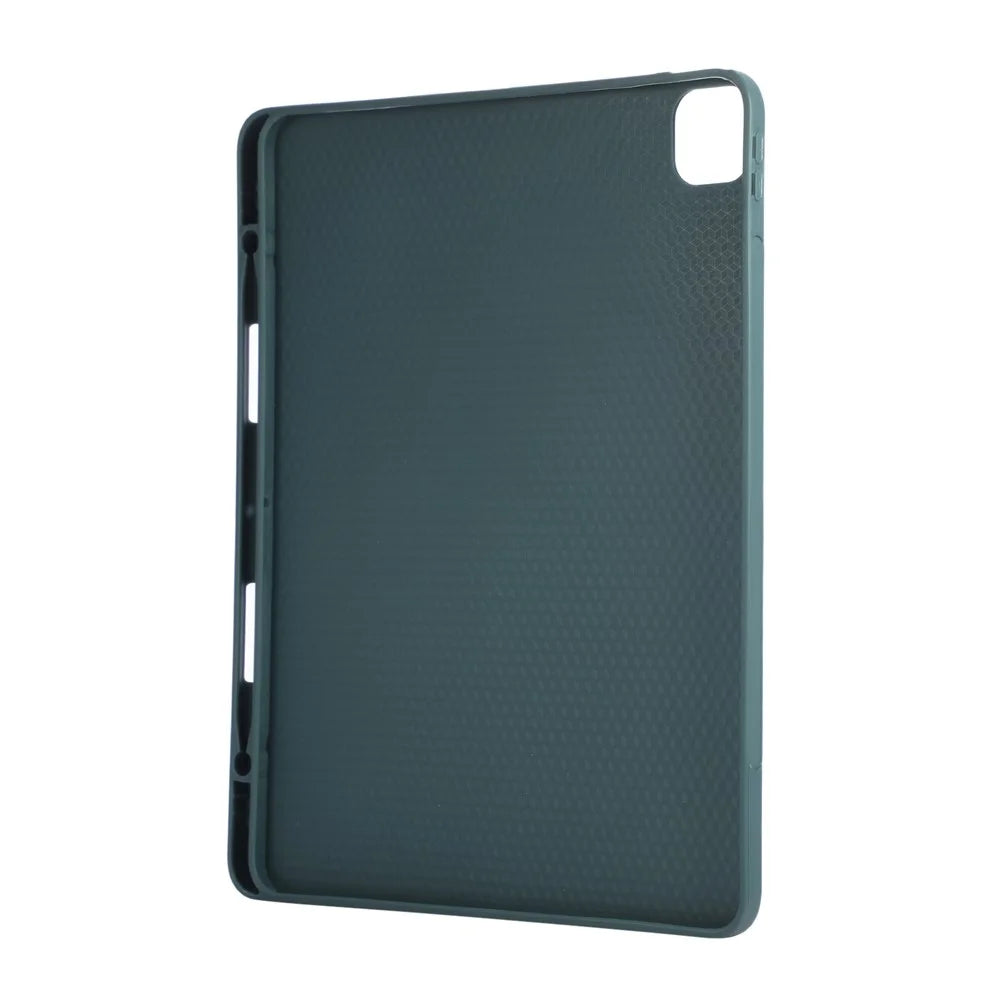 Tablet Case For iPad Air 11 (2026) / (2025) / (2024) / Air (2022) / (2020)  /  Pro 11 (2022)  /  (2020)  /  (2018) Kickstand PU + TPU Cover with Wristband  /  Pen Slot - Green - 6