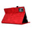 For Lenovo Xiaoxin Pad 12.1 (2025) Leather Case Tree Pattern Card Slots Stand Cover - Red - 4
