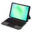 For Samsung Galaxy Tab A11 Leather Case + Touchpad Bluetooth-Compatible Keyboard with Backlit - 3