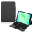 For Samsung Galaxy Tab A11 Leather Case + Touchpad Bluetooth-Compatible Keyboard with Backlit - 6