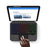 For Samsung Galaxy Tab A11 Leather Case + Touchpad Bluetooth-Compatible Keyboard with Backlit - 7
