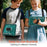 For Samsung Galaxy Tab S11 Case Hand Strap Kickstand PC + TPU + Silicone Cover with Shoulder Strap - Midnight Green - 7