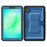 For Samsung Galaxy Tab A11 / A9 Case Hidden Zinc Alloy Kickstand PC + TPE Tablet Cover with Shoulder Strap - Navy Blue - 3