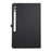 For Samsung Galaxy Tab S11 Ultra Case with Stand Card Holder Cloth Texture Leather Tablet Cover - Black - 5