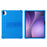 For Oppo Pad 6 / Pad 5 / vivo Pad5e / IQOO Pad5c / Pad5c Case Adjustable Kickstand Silicone Tablet Protective Cover - Dark Blue - 1
