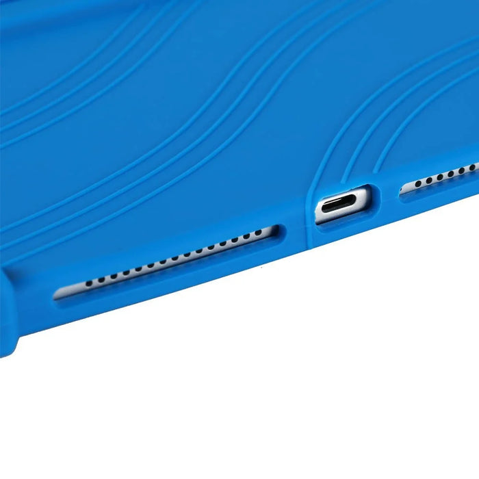For Oppo Pad 6 / Pad 5 / vivo Pad5e / IQOO Pad5c / Pad5c Case Adjustable Kickstand Silicone Tablet Protective Cover - Dark Blue - 7