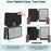 For Amazon Kindle Paperwhite (2024) Case Magnetic Detachable Acrylic + PU Leather Cover Auto Wake  /  Sleep - Black - 4