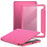 For Amazon Kindle Paperwhite (2024) Protective Case Clear Back Leather Flip Cover Support Auto Wake Sleep - Dark Rose - 1