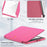 For Amazon Kindle Paperwhite (2024) Protective Case Clear Back Leather Flip Cover Support Auto Wake Sleep - Dark Rose - 3
