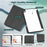 For Samsung Galaxy Tab S11 Folding Stand Leather Case Magnetic Detachable Tablet Cover with Auto Wake / Sleep - Black - 2