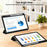 For Samsung Galaxy Tab S11 Folding Stand Leather Case Magnetic Detachable Tablet Cover with Auto Wake / Sleep - Black - 4