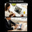 For Samsung Galaxy Tab S11 Folding Stand Leather Case Magnetic Detachable Tablet Cover with Auto Wake / Sleep - Black - 5